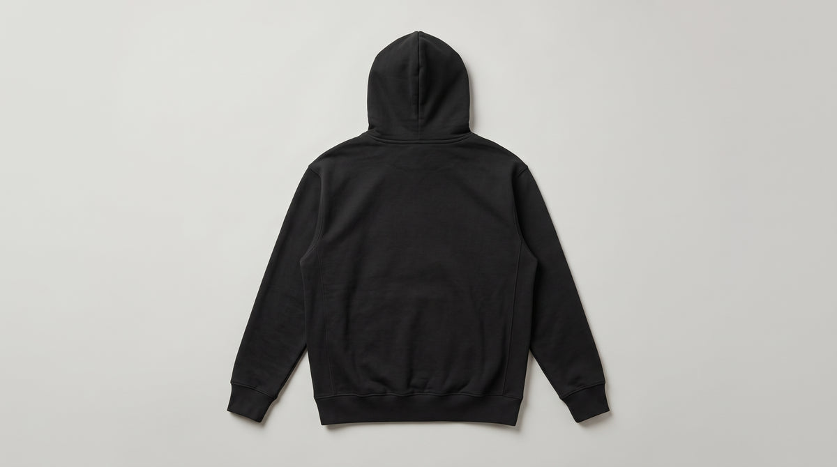 Essential Oversized Hoodie — Black