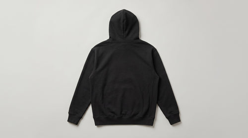 Essential Oversized Hoodie — Black