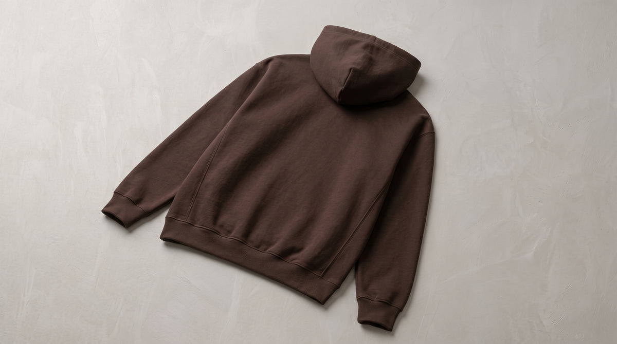 Essential Oversized Hoodie — Brown