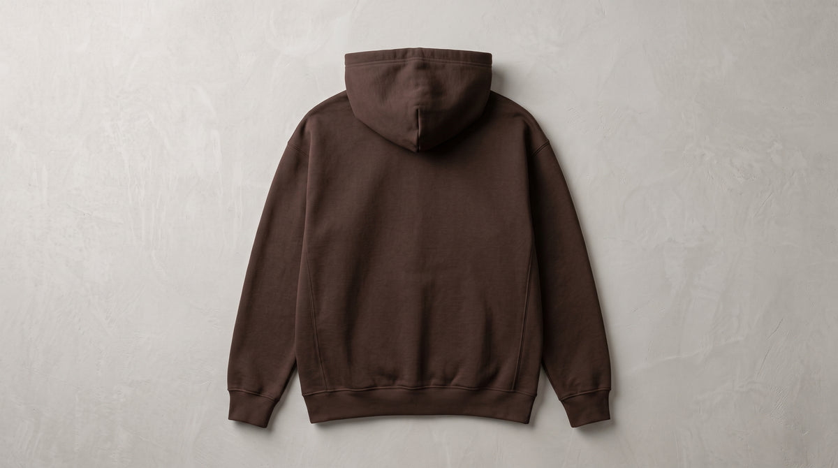 Essential Oversized Hoodie — Brown