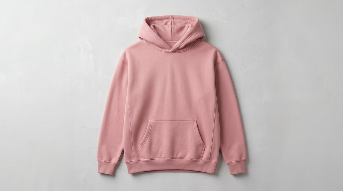 Essential Oversized Hoodie — Dusty Pink
