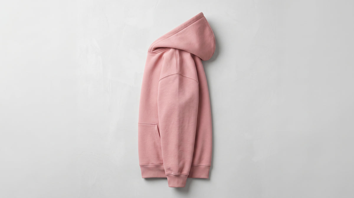 Essential Oversized Hoodie — Dusty Pink