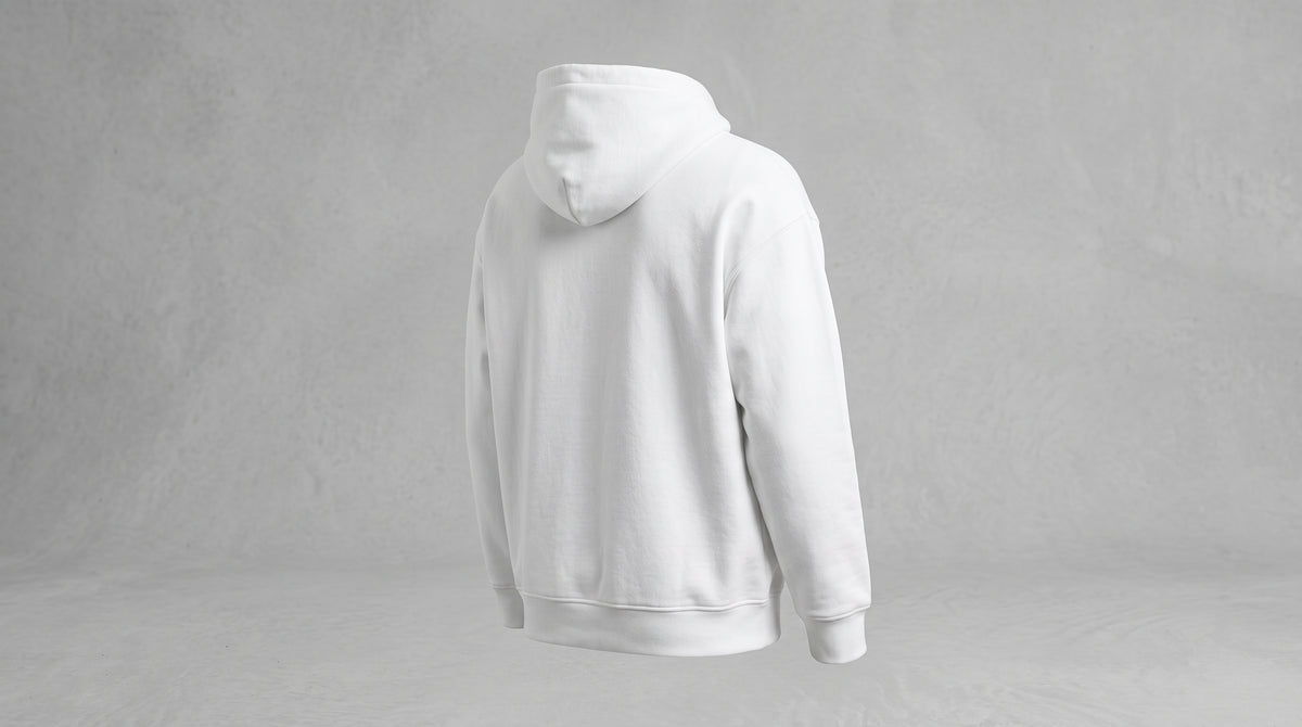 Essential Oversized Hoodie — White