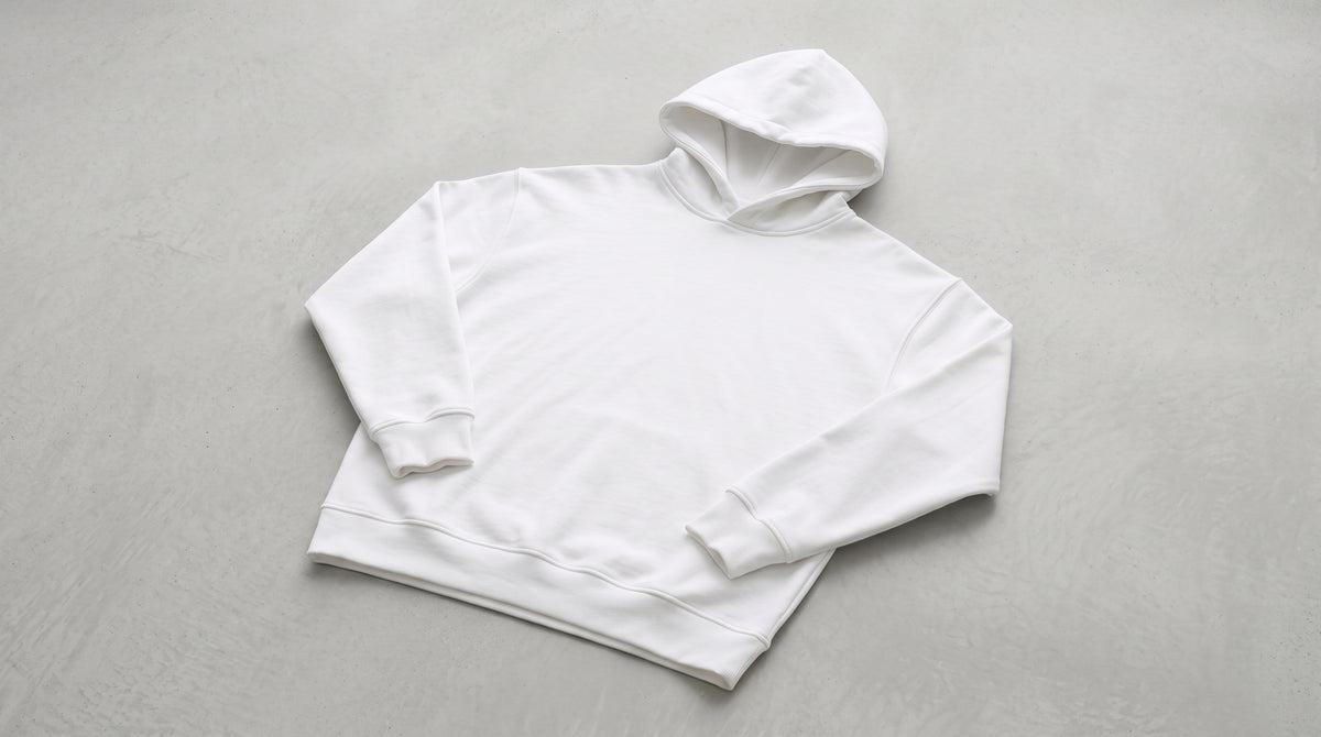 Essential Oversized Hoodie — White