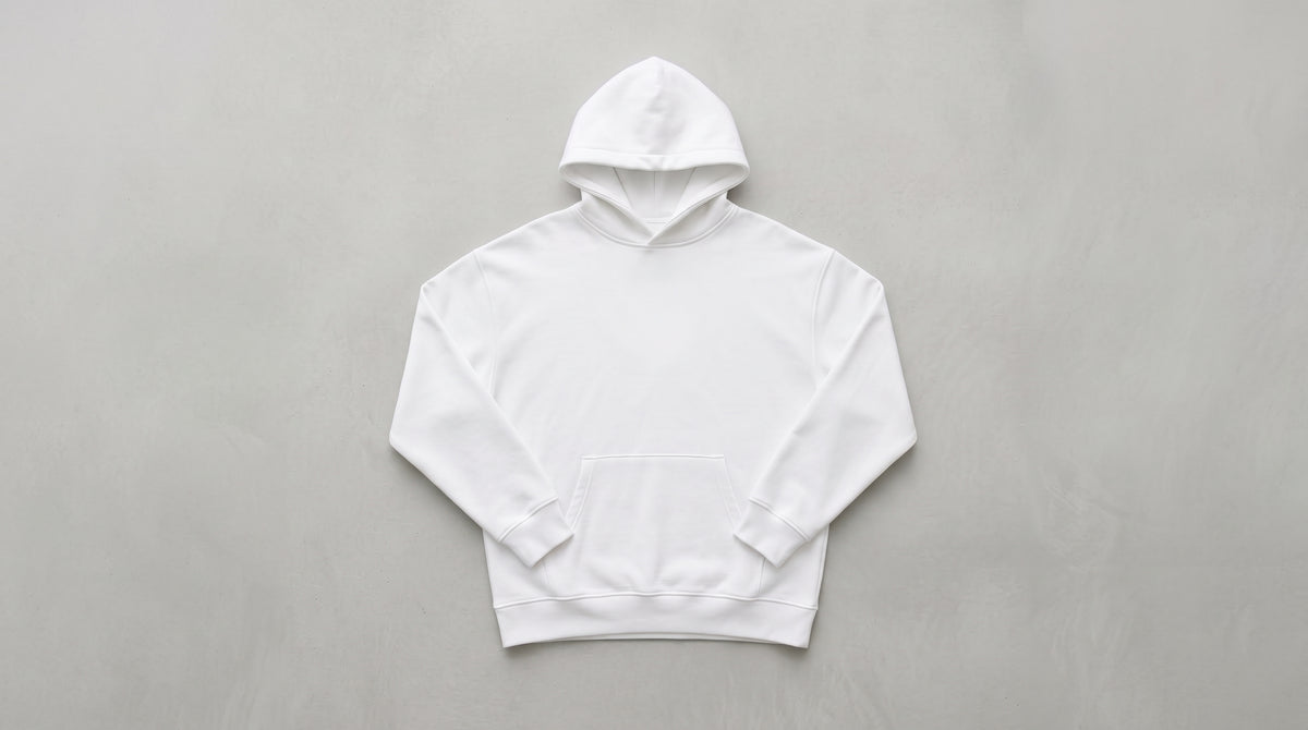 Essential Oversized Hoodie — White